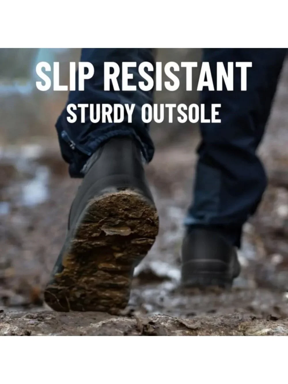 Waterproof Steel Toe Slip-On Work Boots for Men | Safety Shoes for Heavy Duty